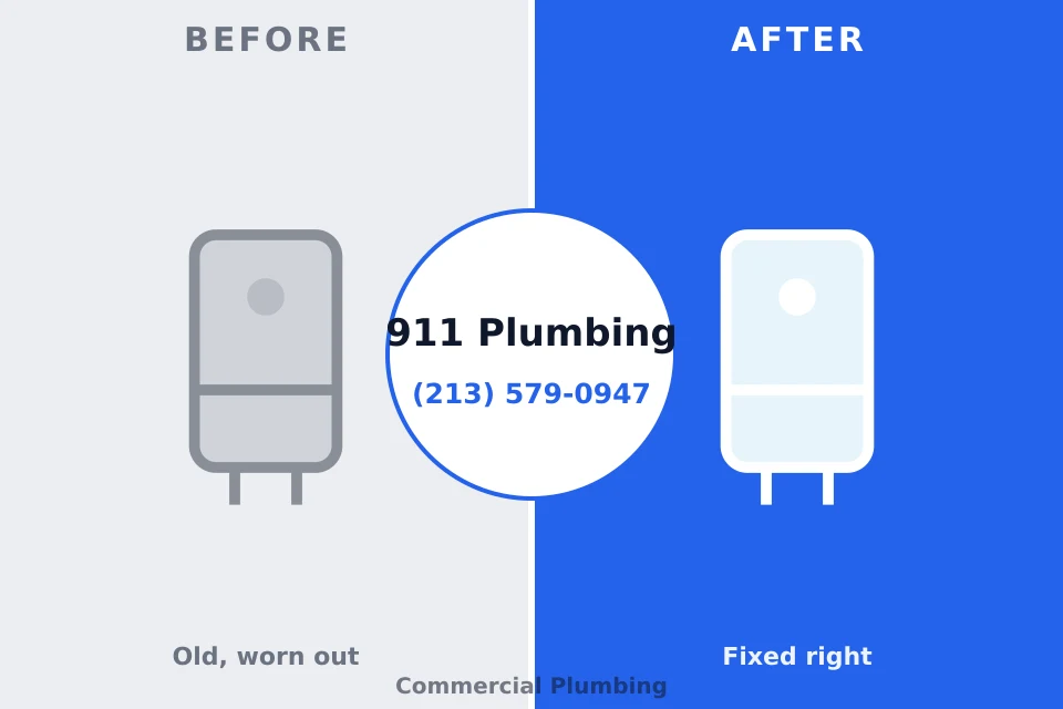 Before and after: plumbing company Park River, ND